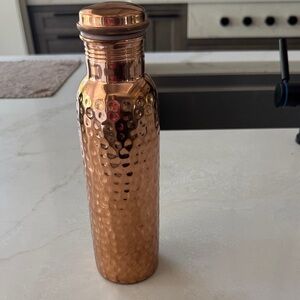 Stylish Hammered Copper Water Bottle